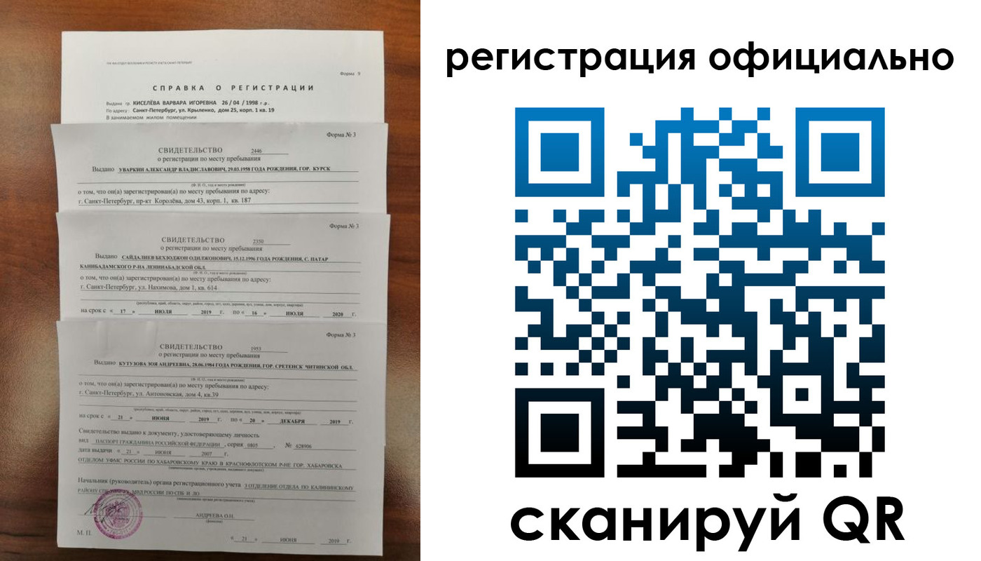 временная регистрация адрес в Коммунаре